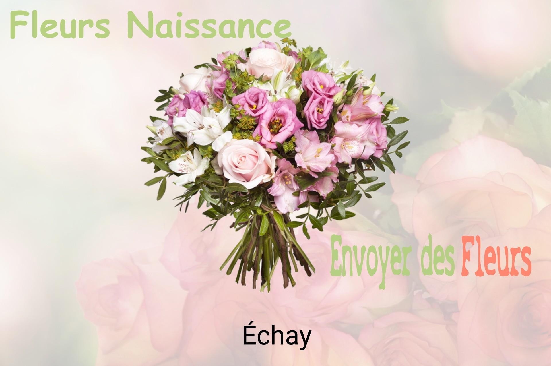 Bouquet de fleurs de naissance livré à Échay